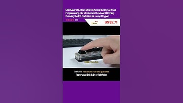 USB Macro Custom Mini Keyboard 12 Keys 2 Knob Programming DIY Mechanical Keyboard Gaming