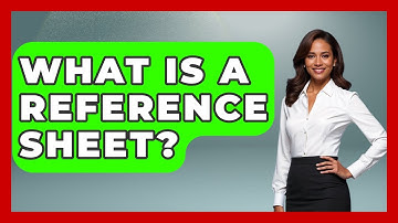 What Is A Reference Sheet? - Job Success Network