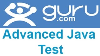 Guru Advanced Java Exam Answers