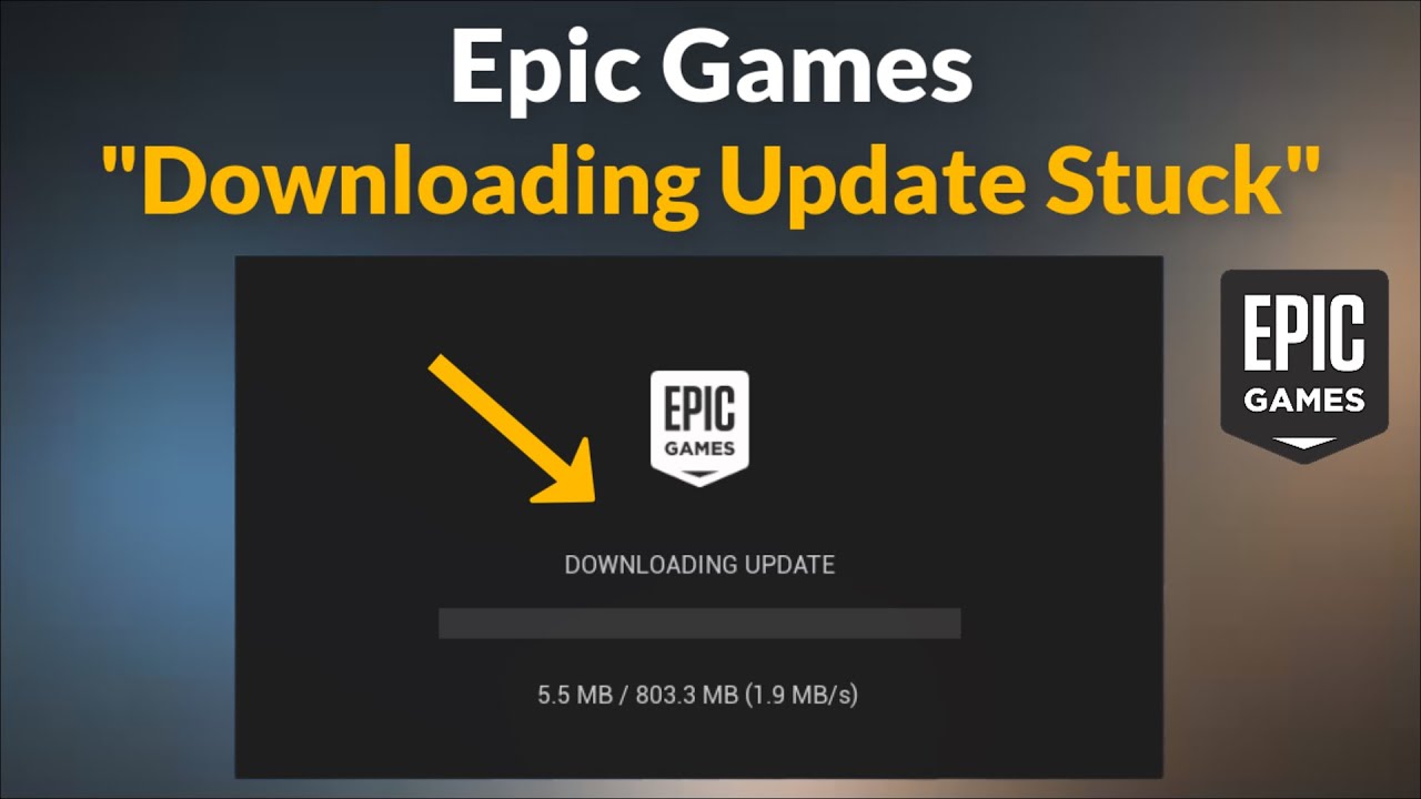 EpicGames Launcher - Downloading Update Stuck - Epic Games Installation Stuck - Windows 11/10/8 -Fix