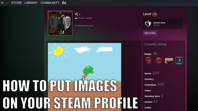 SPECIFIC] Can somebody please blend this Steam background with my Steam  profile? And add a gif with my name? Links in the comments for my Steam  profile + examples. : r/PhotoshopRequest