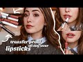 Drugstore TWO-STEP ALL DAY TRANSFER PROOF Lipsticks | Review & Comparisons