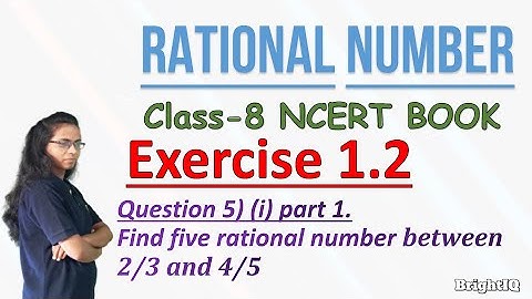 Class 8 Exercise 1.2 Question 5 "(i)" (part -1) |Maths| #brightiqclass8and9