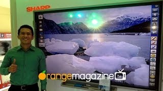 Sharp Interactive Display Panel Touchscreen Whiteboard (N L702B) Demo
