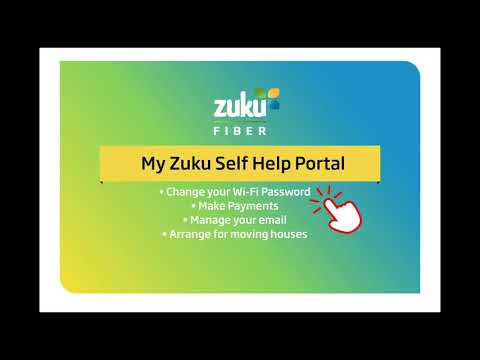 My Zuku Self Help Portal