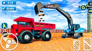 Heavy Excavator City Builder Construction - Crane Truck Driving! Android gameplay screenshot 4
