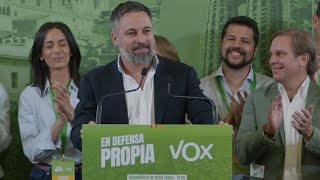 Santiago Abascal: &quot;Parece que lo de matar a VOX no va a ser tan fácil&quot;