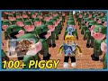 ME VS 100 PIGGY BOTS!! - Roblox Piggy Update