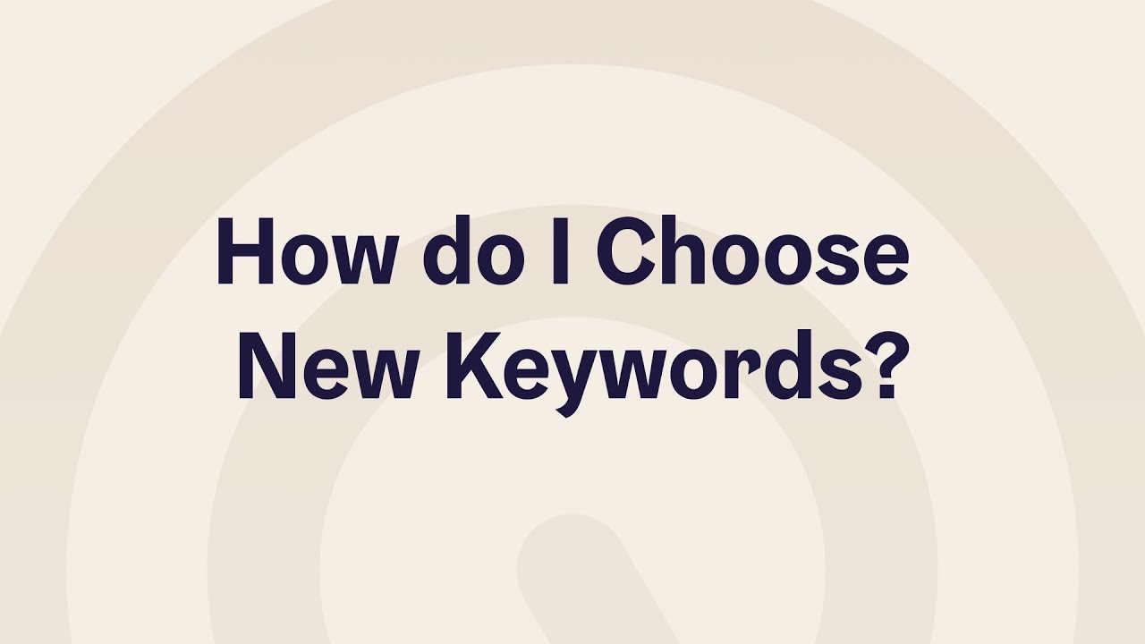 App Store Optimization Tip: How do I choose new Keywords? - YouTube