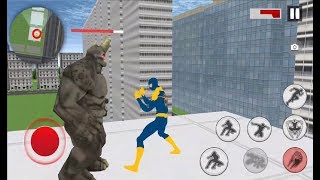 ► Flying Spider Hero vs Incredible Monster City Kid Simulator Battle - Android Gameplay screenshot 4