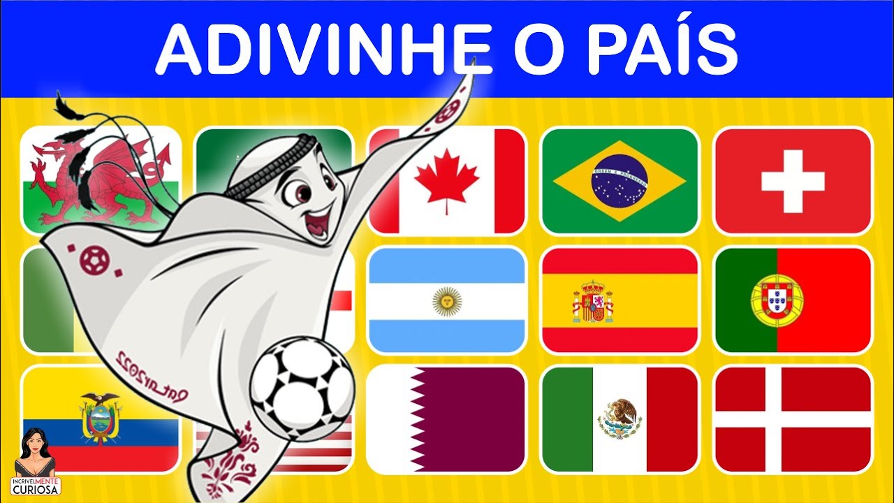 Quiz: As bandeiras dos países da Copa do Mundo de 2022