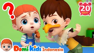 🐯🎶 Lagu Tebak Hewan - Ayo Tebak Nama Hewan Bersama Domi Kids! 🦁🐘 | Kumpulan Lagu Anak Indonesia