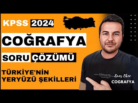 17) KPSS 2024 I Türkiye'de Dış Kuvvetler I SORU ÇÖZÜMÜ I Enes Hoca #kpsscoğrafya #kpss2024