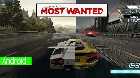 Need For Speed Most Wanted Lamborghini Cars Gameplay (Android and ios)