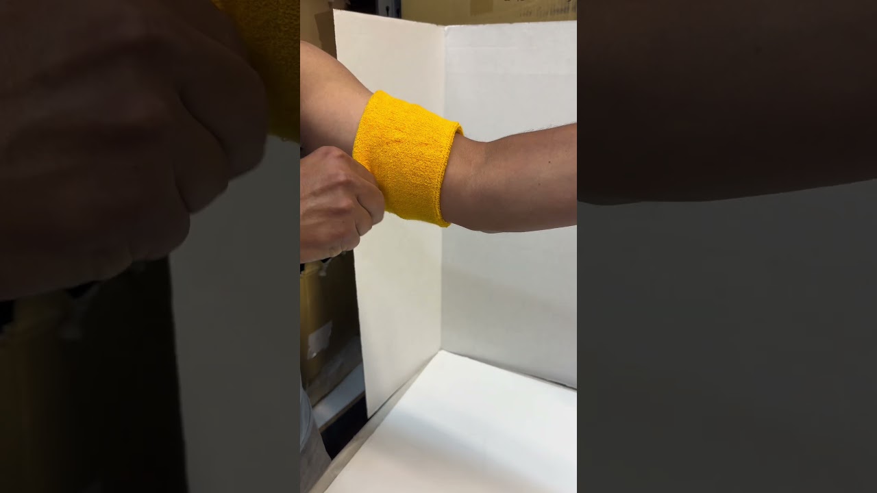 COUVER Wrist Sweatbands - Solid Cotton Terry Cloth Sport Wristband