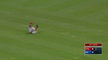 STL@KC: Wong makes a sweet sliding catch