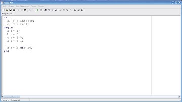 Программирование на языке Pascal. Урок 2. Арифметические операторы, выражения, ввод, вывод.