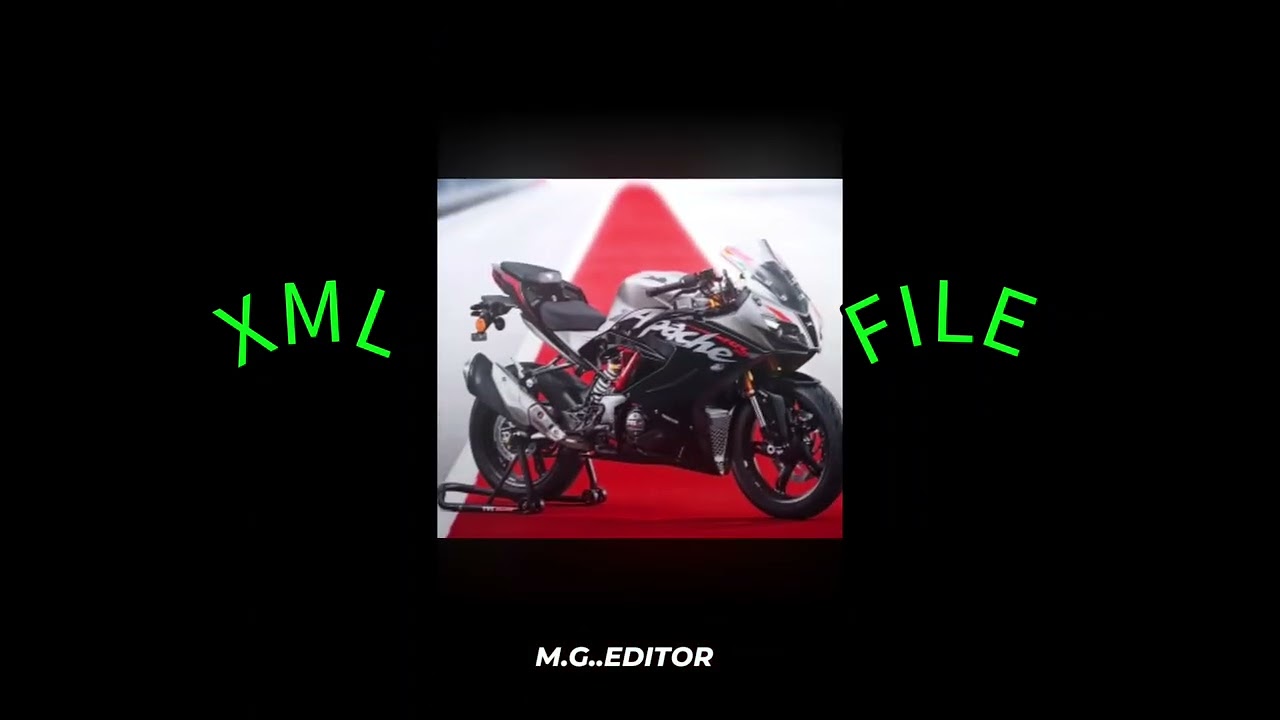 BLUETOOTH D🎧🎧XML FILE OLD TRENDING VIDEO EDITING M.G..EDITOR 💖 Apache RR 310💖👻💖