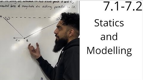 Edexcel A Level Maths: 7.1-7.2 Statics and Modelling