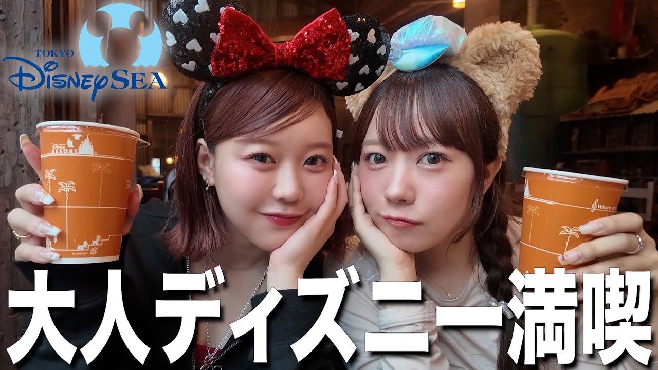 雨だったけど乗り物もご飯も楽しんじゃった大人ディズニーVlog🌍🐭💕