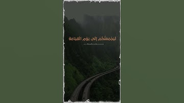 قُل لِّمَن مَّا فِي السَّمَاوَاتِ وَالْأَرْضِ  ۖ قُل لِّلَّهِ ۚ 🌧♥️ #قرآن #تلاوة_خاشعة