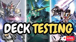 LIVE 🔥 Unicorn Awakened Deck Testing | GD04 Gundam Card Game