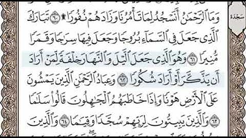 سورة الفرقان الصفحة 365 الشيخ محمد صديق المنشاوي
