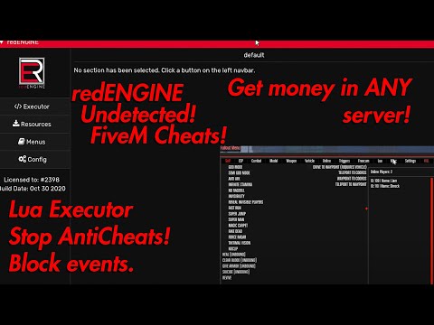 redENGINE | Lua Executor | Undetected | FiveM Cheats.