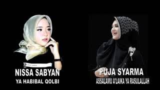 Puja syarma feat Nissa sabyan Ya habibal qolbi