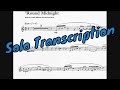 Round Midnight Trumpet Solo Transcription Cootie Williams Thelonious Monk mp3