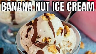 Banana Nut Ice Cream | Banana Ice Cream