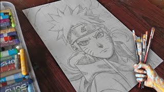 NARUTO DRAWING TUTORIAL FOR BEGINNERS | How to draw Naruto drawing | suresh k arts 🖌️🎨🖌️