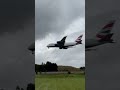 British Airways A380 landing at Or Tambo International airport ￼#aviation