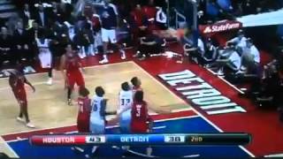 pistons misdirection ball screen with staggert screen