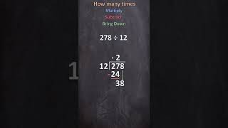 Long Division: 4 Easy Steps When Solving a Long Division Problem | 3-Digits divide by 2-Digits