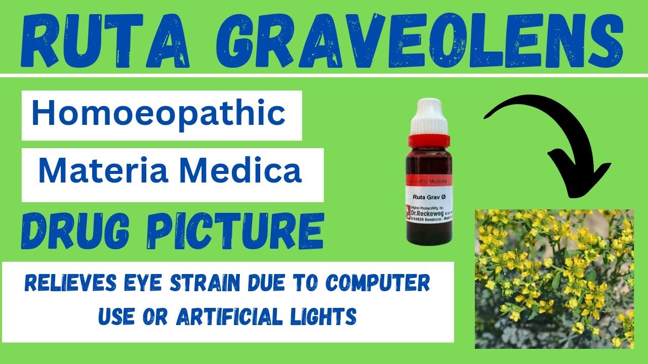 Ruta Graveolens|Drug Picture|Materia Medica|female remedies|notes|bhms ...