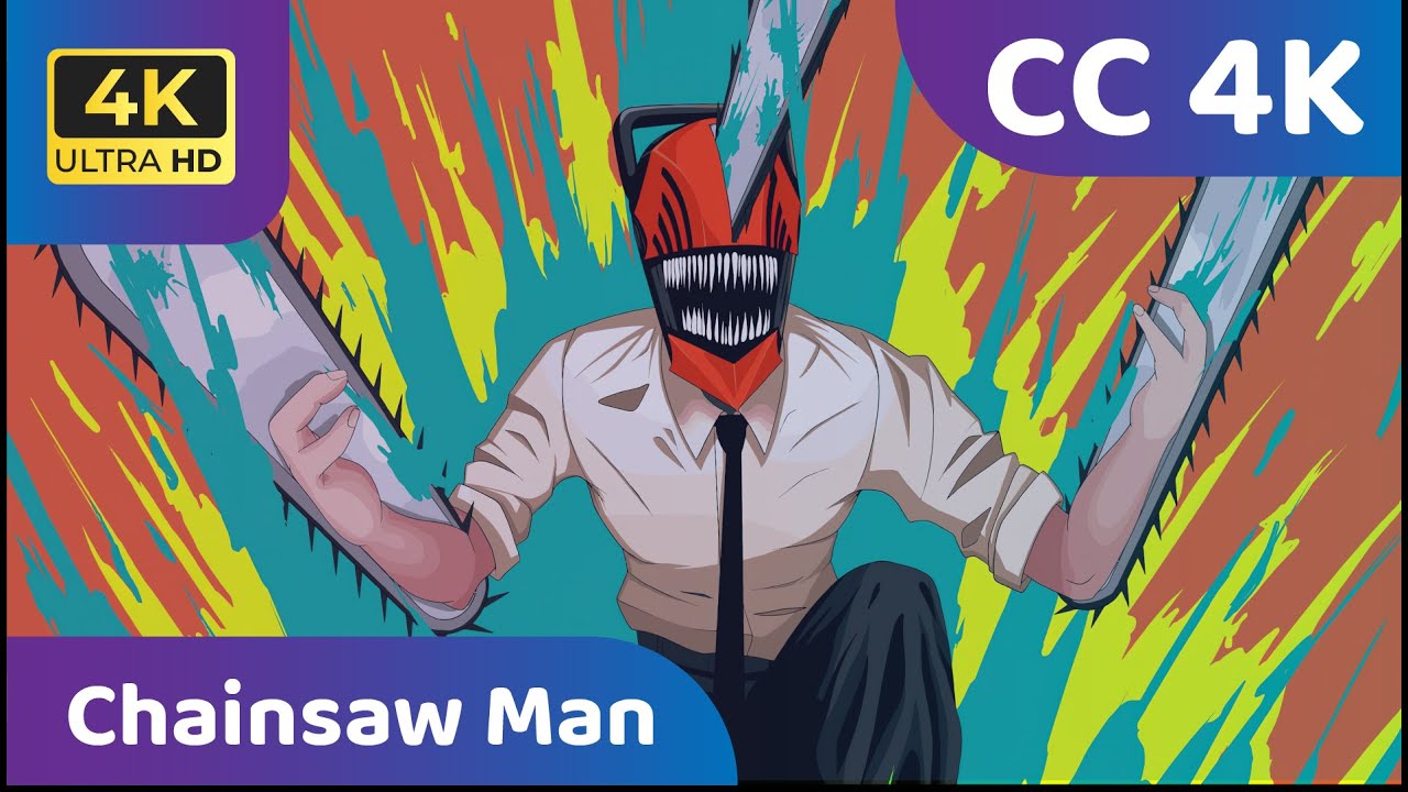 Chainsaw Man Vs Zombie Devil Fight Denji Makima 4K CC 4K Twixtor
