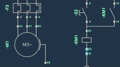 schémas de demarrage direct 1 sens de rotation