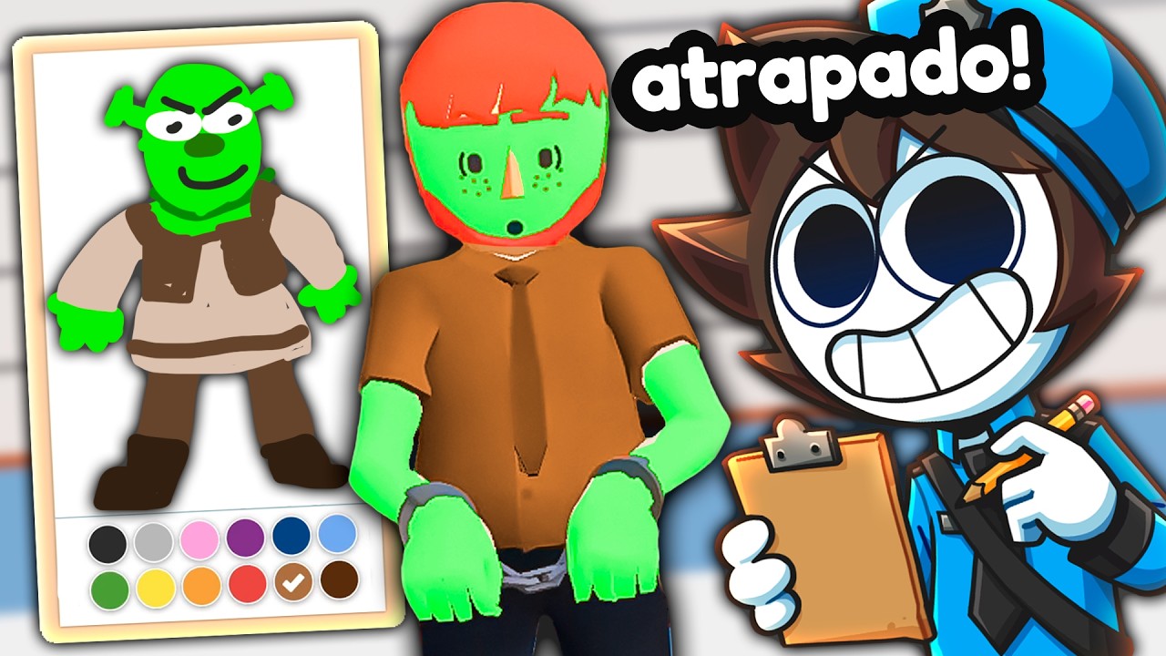 dibujando criminales para atraparlos 🚓😎