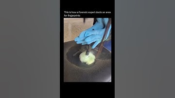 Fingerprint reveal - forensic science #shorts #forensicscience #fingerprint #crime #science #bsc