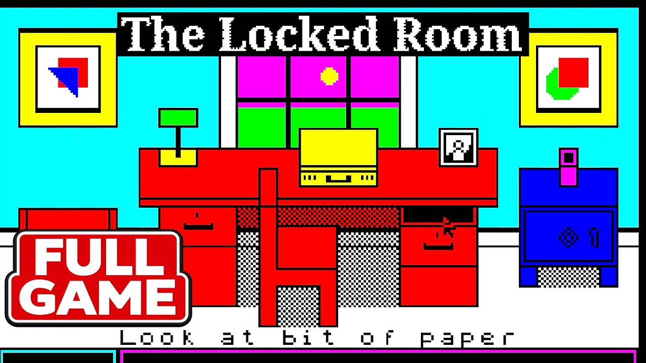 THE LOCKED ROOM COMPLETE WALKTHROUGH! - 48K ZX Spectrum 2025 game