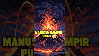 manusia pernah hampir punah karna letusan toba!😱 #sekilasfacts #faktaunik #faktasejarah #toba