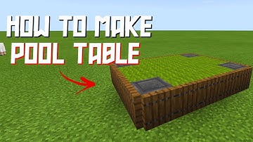 Minecraft Tutorial EASY Pool Table !? #Shorts