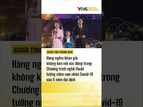Overcome with emotion at the memorial arts program for Covid-19 victims | VTV4