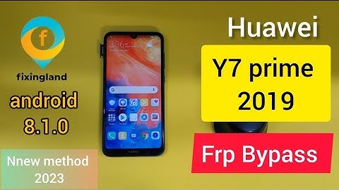 FRP bypass / Huawei Y7 Prime 2019 (DUB_LX1) Android 8.1.0 FRP By Unlock Tool/Unlock FRP Bypass/ 2023