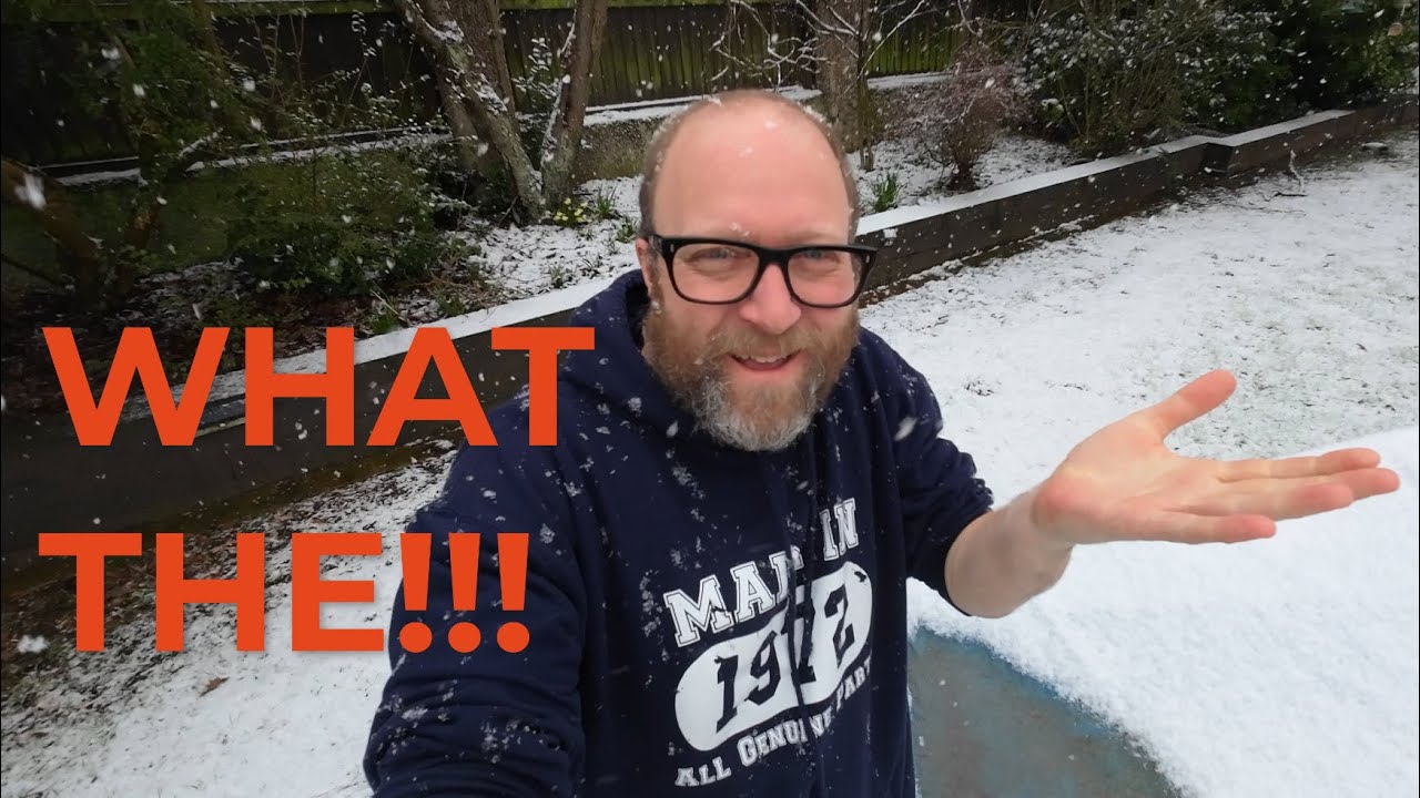 It's Snowing In March!!!