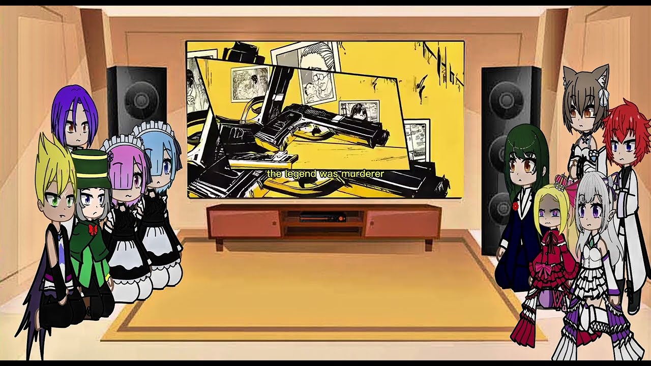 🇧🇷🇬🇧 Re:zero reagindo ao rap do Sakamoto (as)🇬🇧🇧🇷 (Ler a descrição/Read Description)