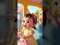 The Wheels On The bus! Classic Animated Rhyme  #nurseryrhymes