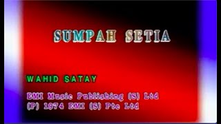 Sumpah Setia - Ahmad Jais ( MTV Karaoke)