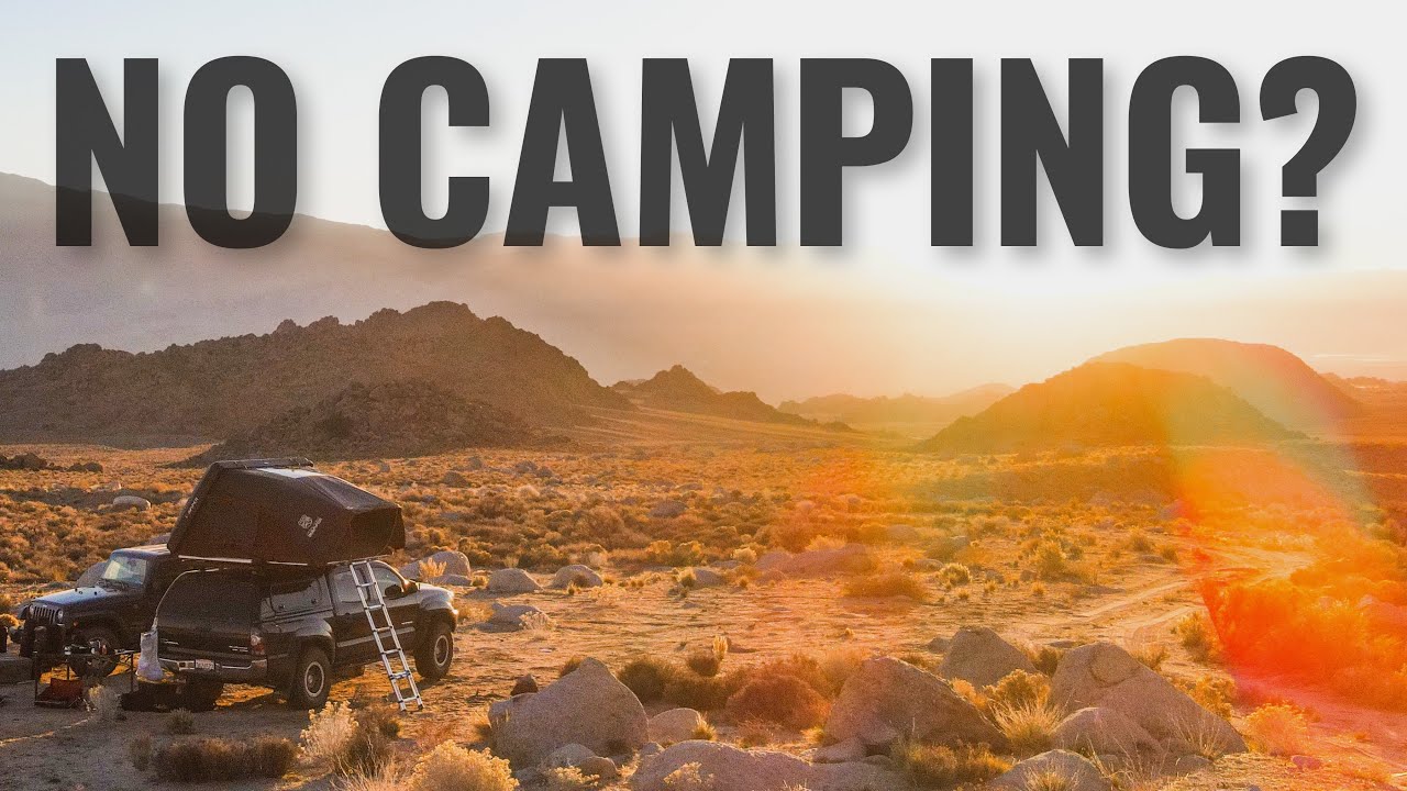 Overnight Camping In Alabama Hills... Well Kinda